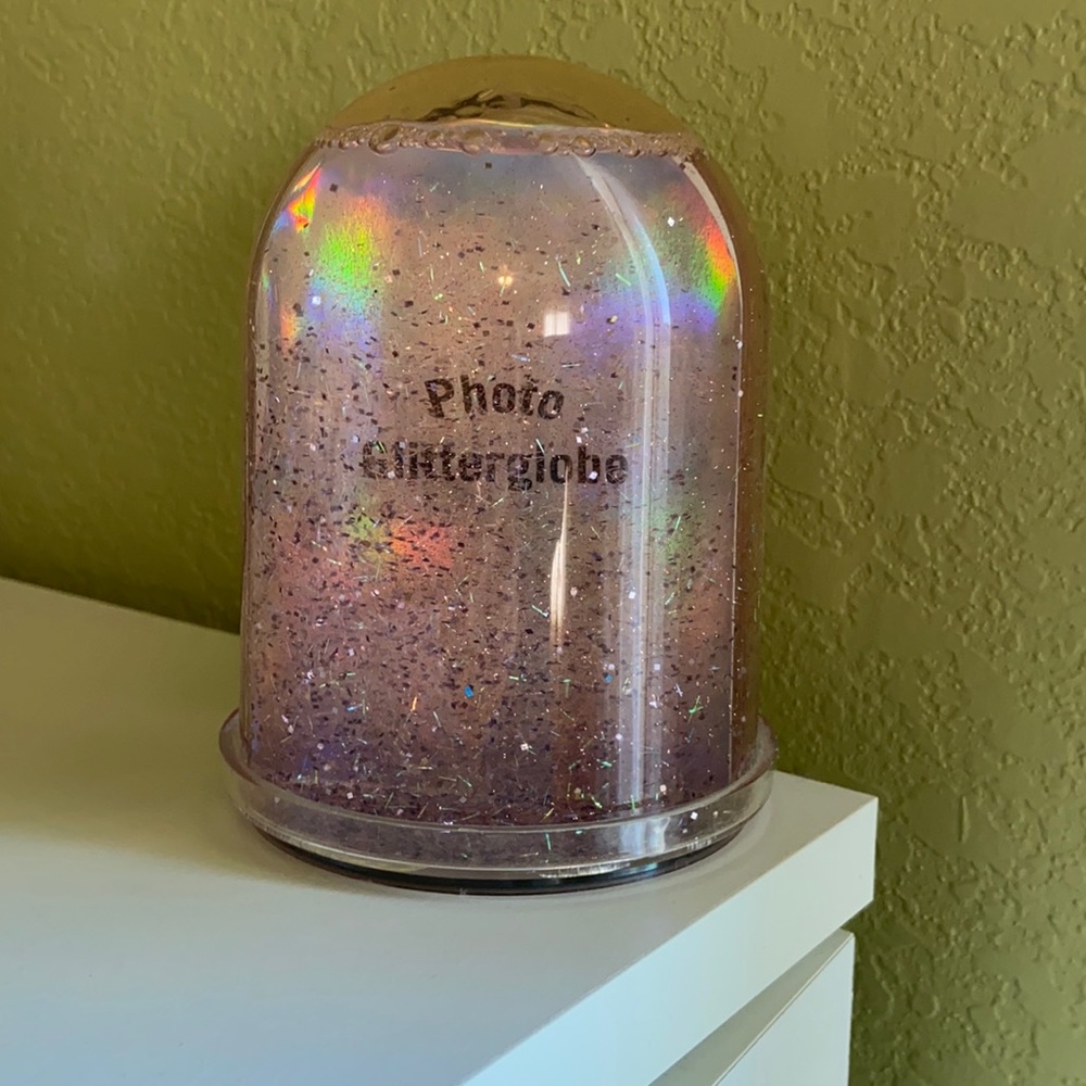 Urban outfitters Photo glitter globe